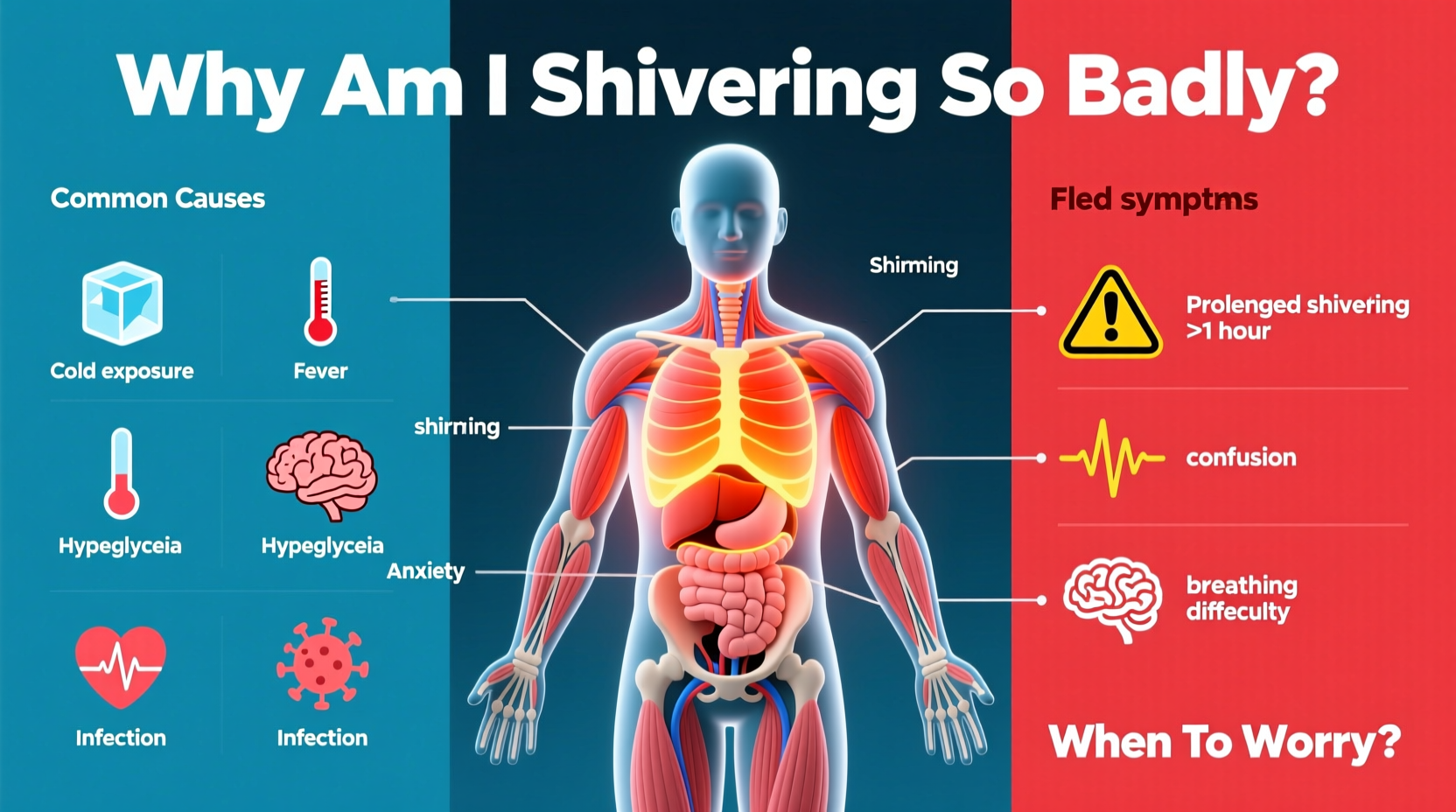 why am i shivering so badly common causes when to worry