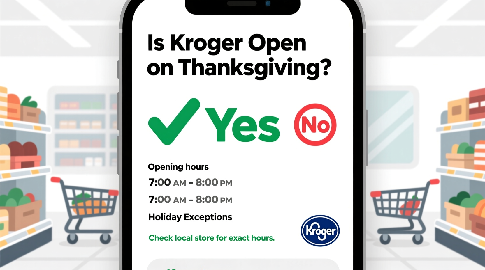 is kroger opened on thanksgiving