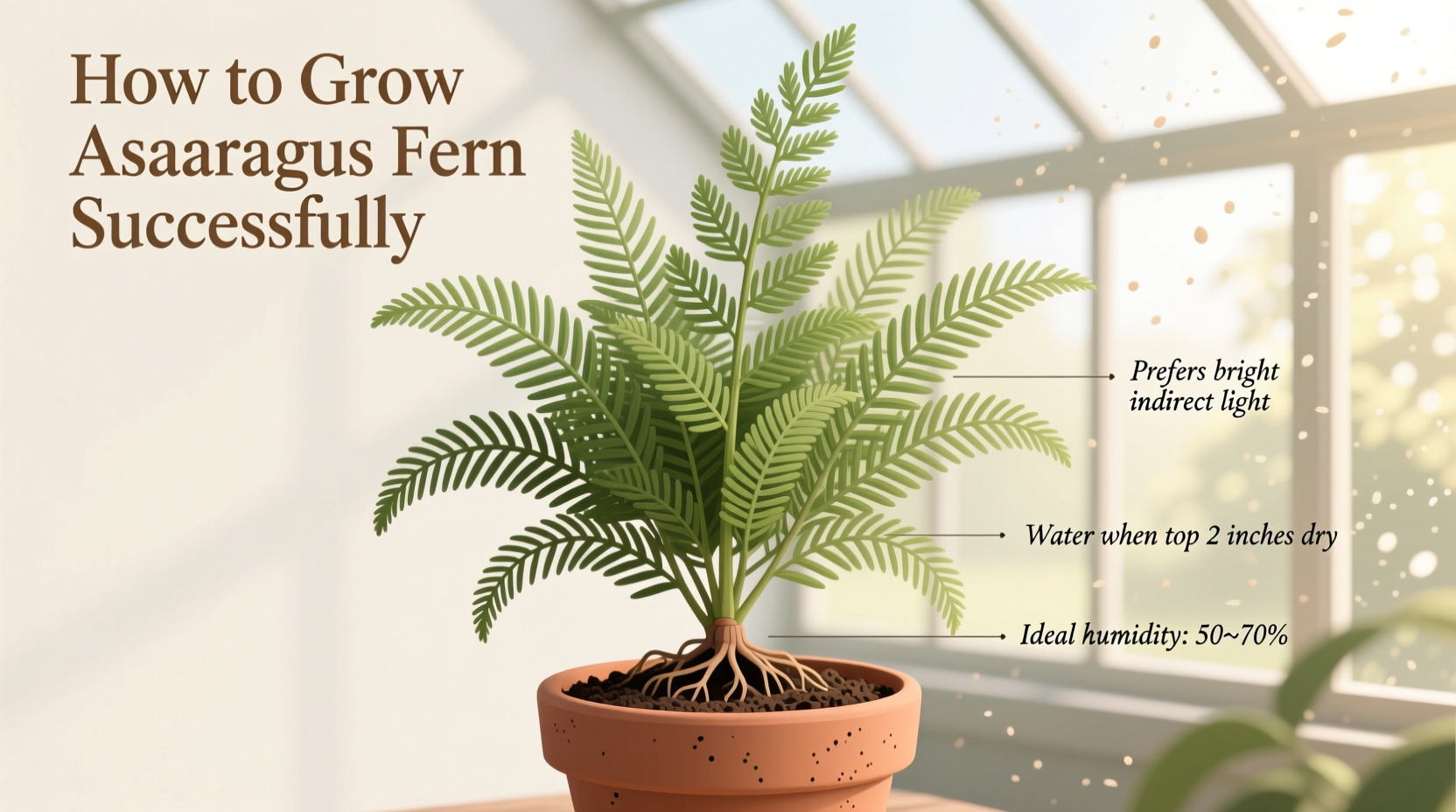 how to grow asparagus fern