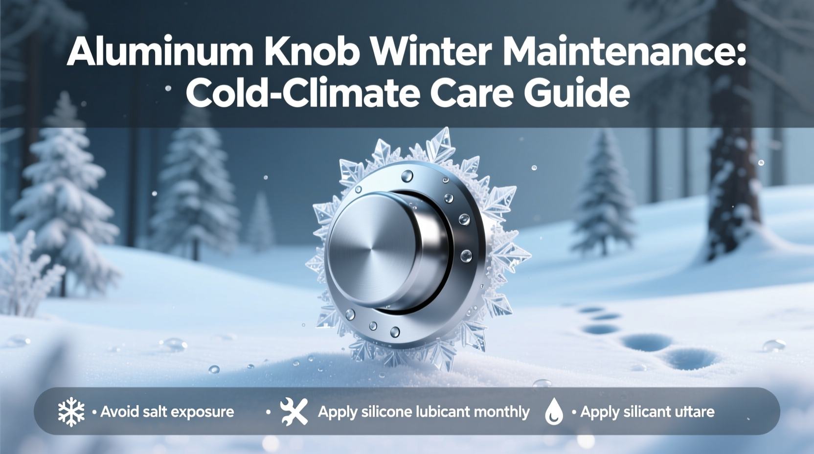 aluminum knob winter maintenance