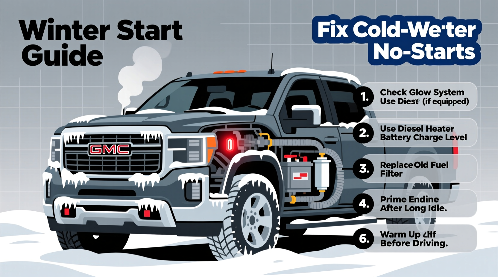 sierra 1500 diesel winter start