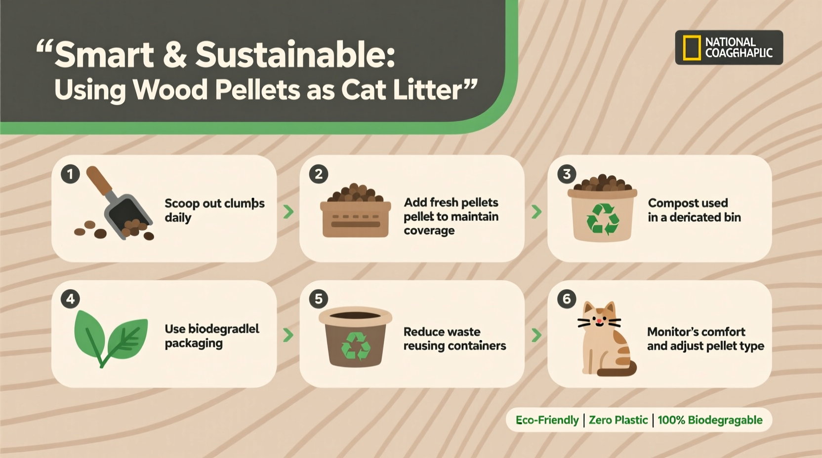 smart and sustainable a step by step guide to using wood pellets as cat litter for cleaner homes