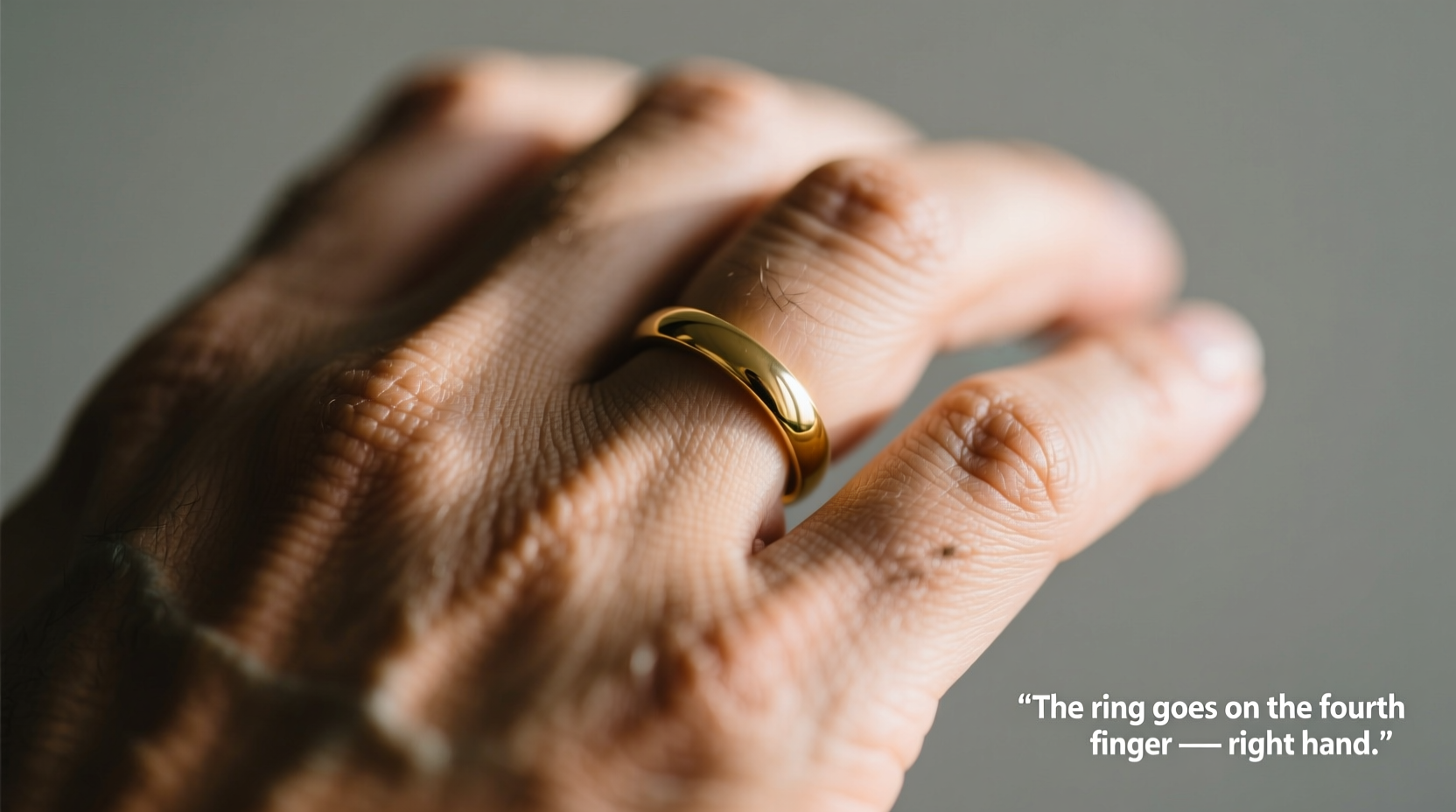 what hand does man wedding ring go on