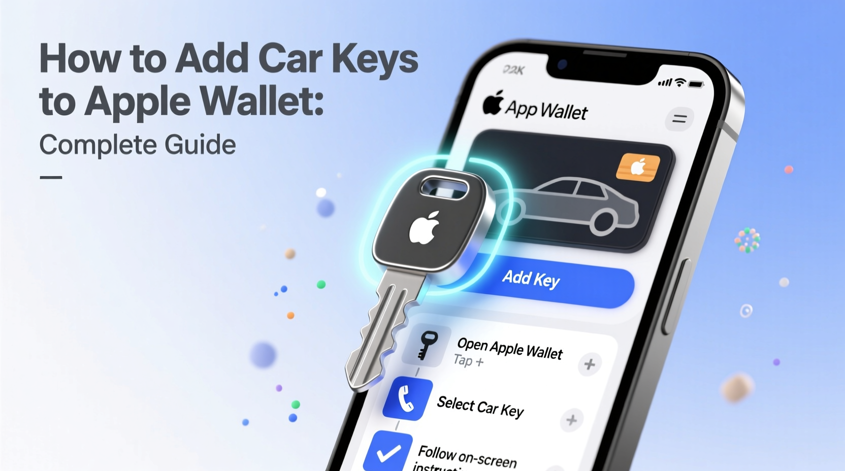 how to add car keys to apple wallet