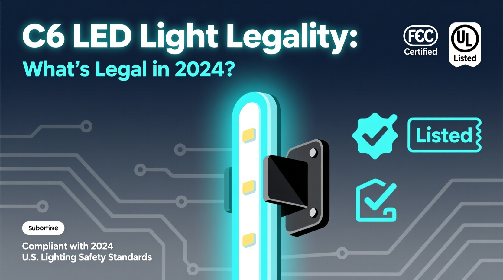 c6 led light legality