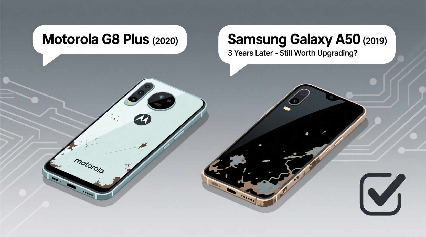 motorola g8 plus vs galaxy a50 three years later is it still worth upgrading