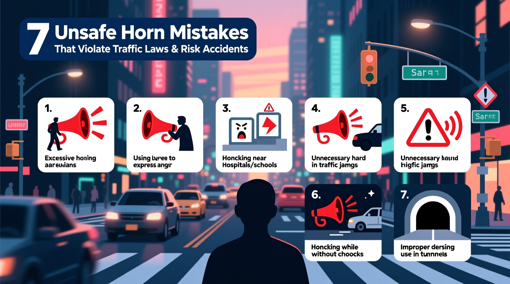 unsafe horn mistakes