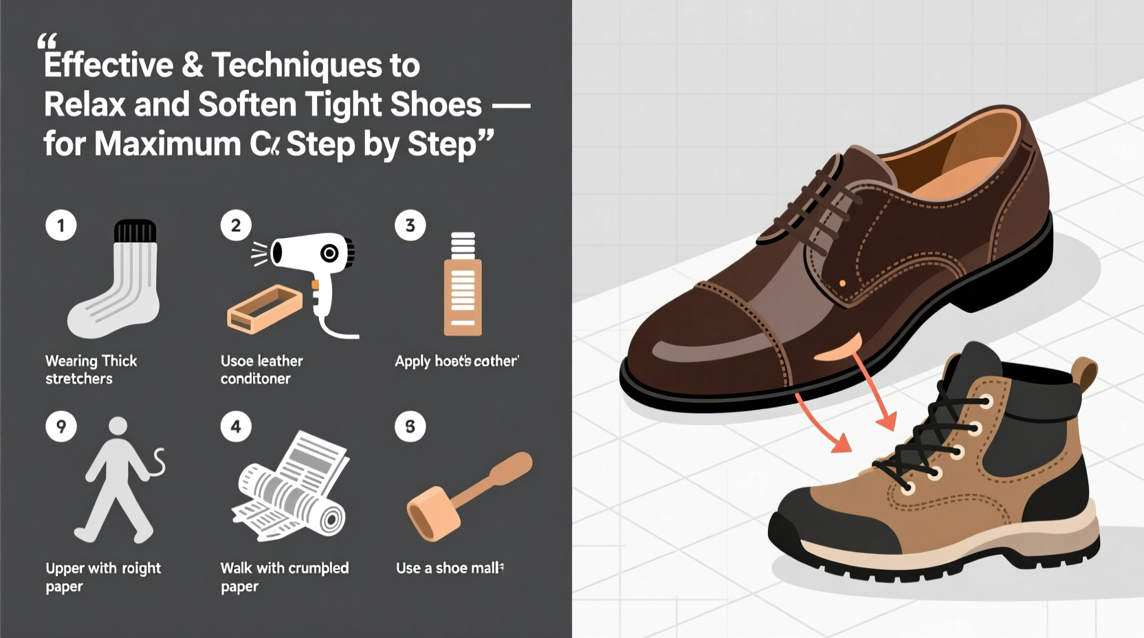 effective techniques to relax and soften tight shoes for maximum comfort