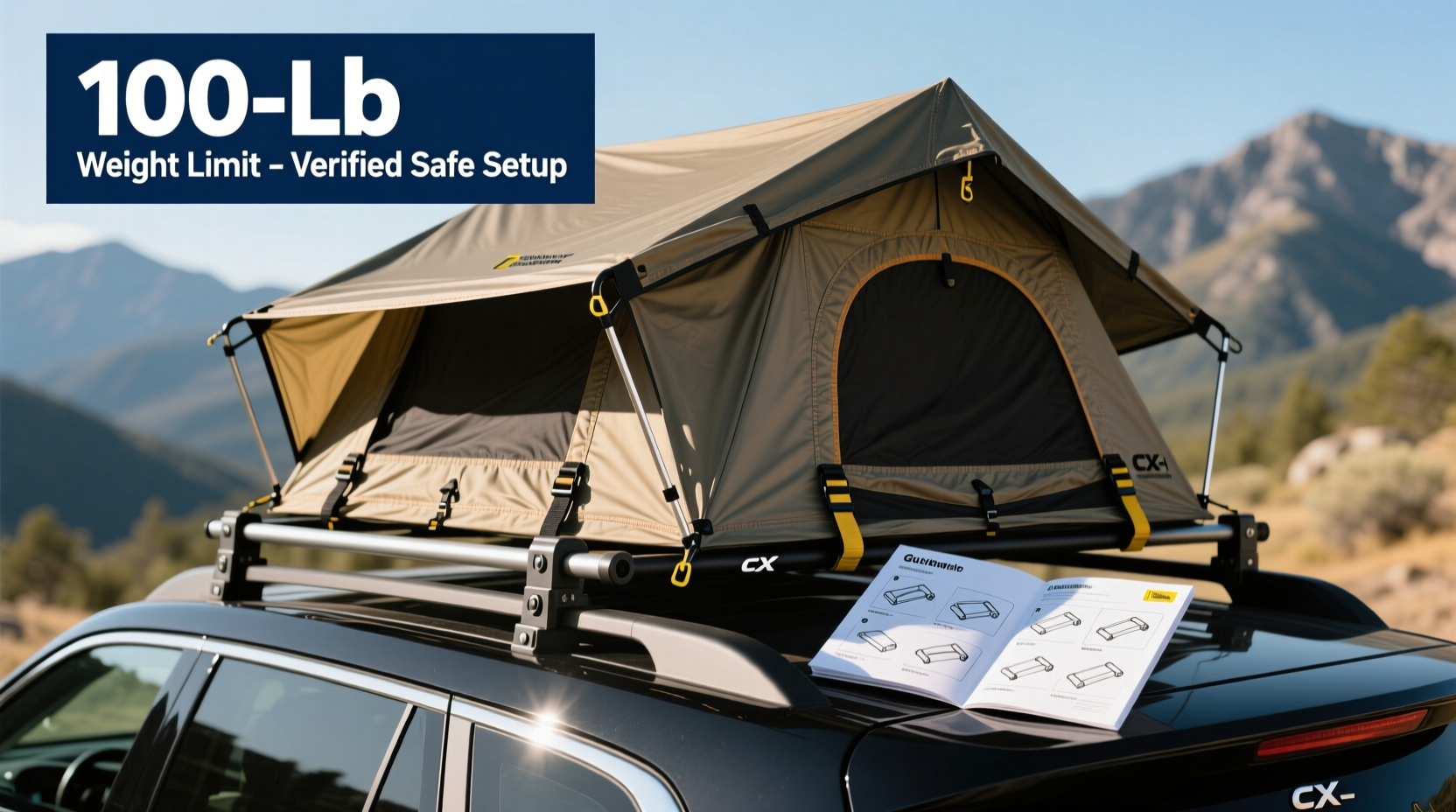 cx9 roof rack tent safety