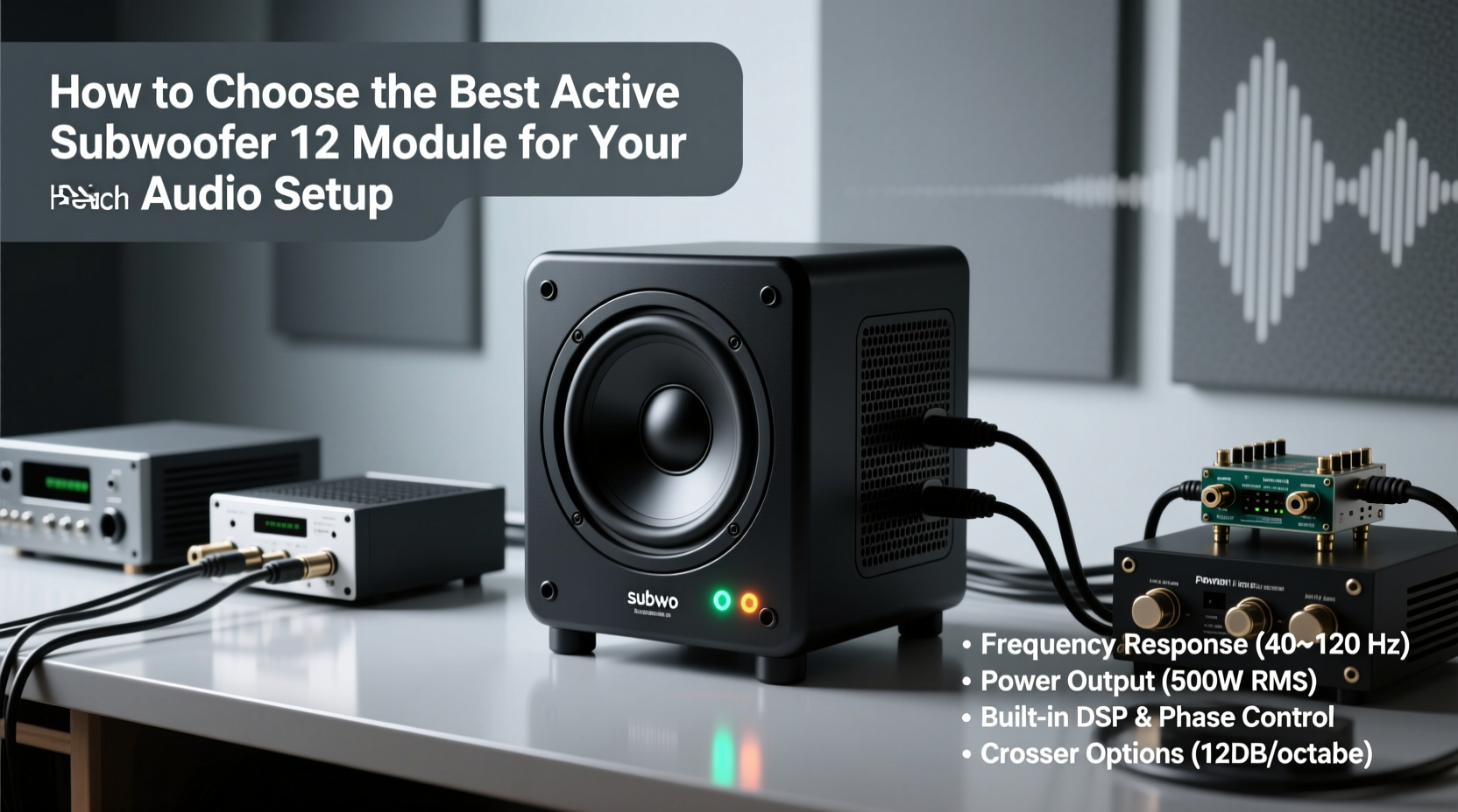 active subwoofer 12 module