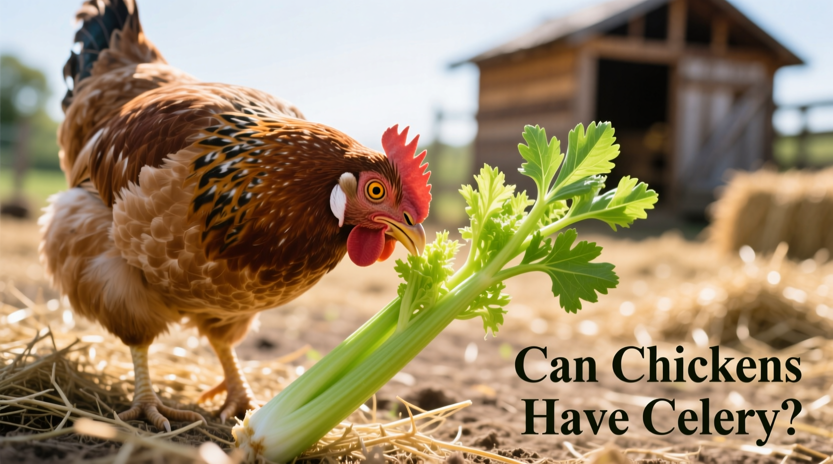 can chickens have celery
