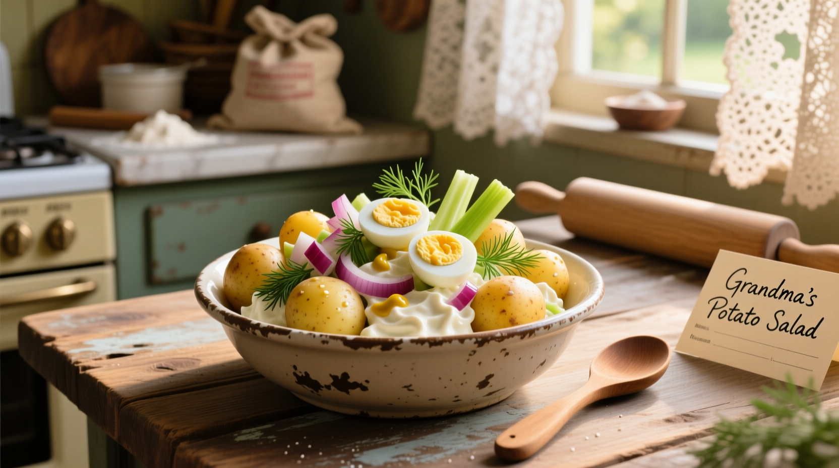 homemade potato salad