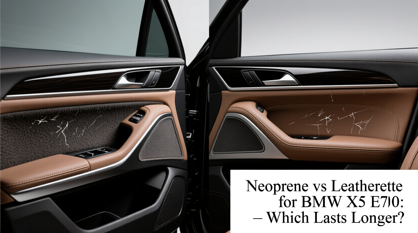 neoprene vs leatherette bmw x5 e70