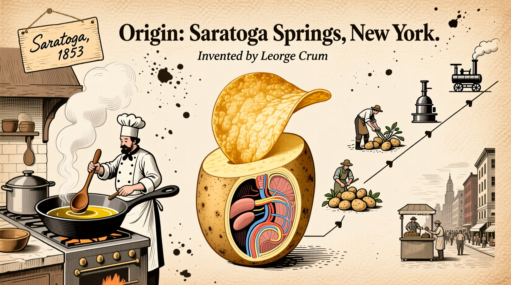 The Verified Origin of Potato Chips: History and Facts