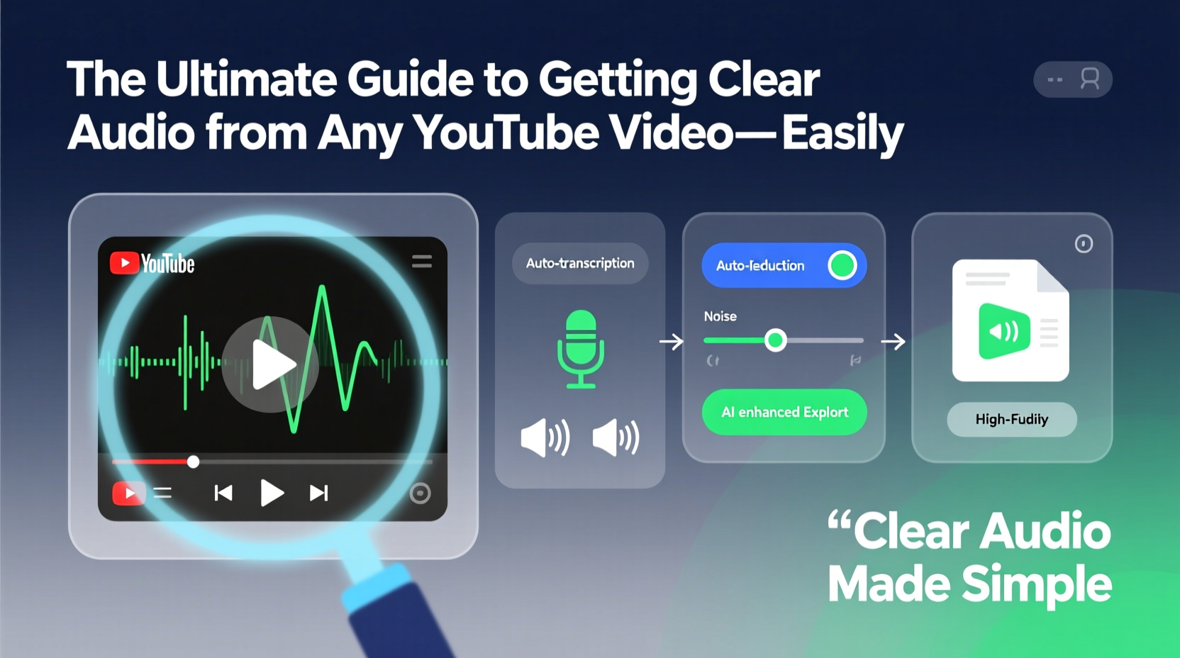 the ultimate guide to getting clear audio from any youtube video easily
