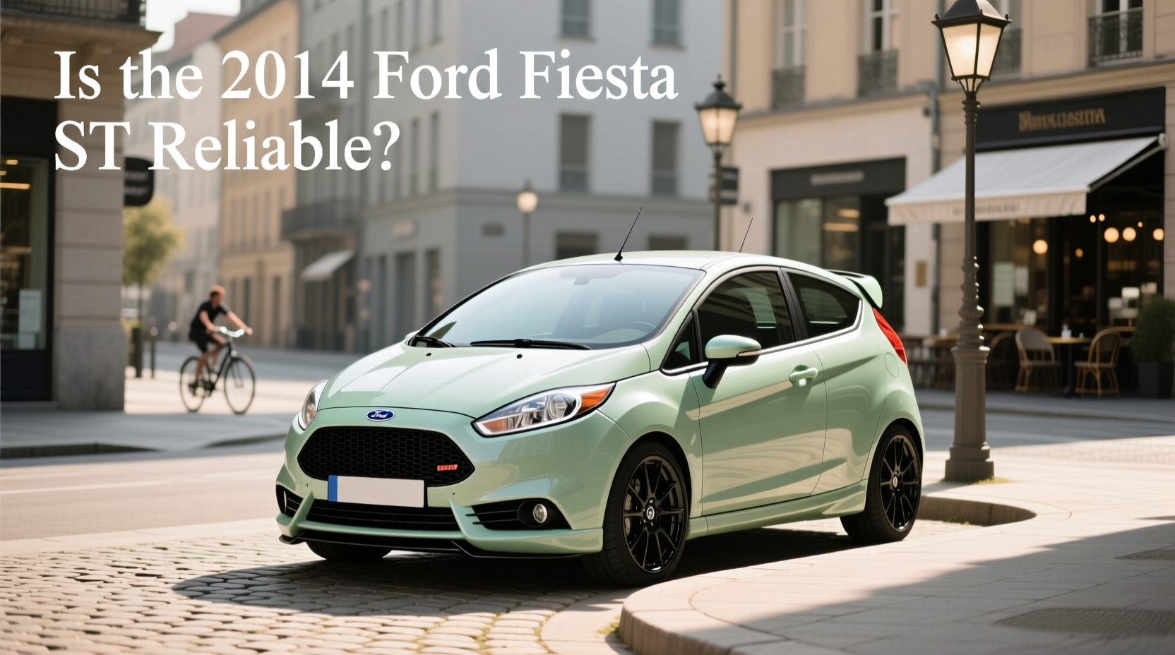 2014 Ford Fiesta Hatchback ST model parked on urban street
