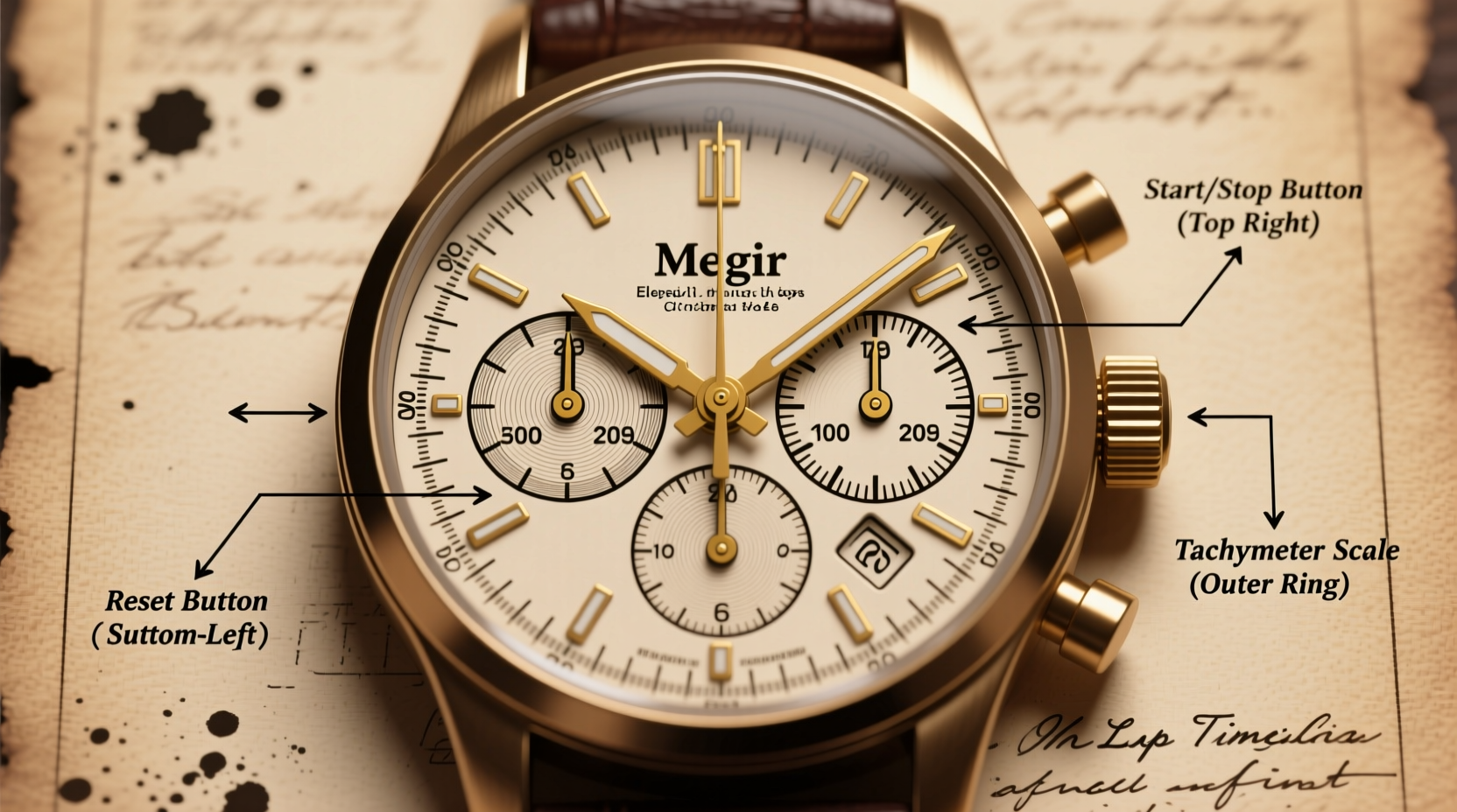 unlocking the secrets a simple guide to reading your megir chronograph watch dial