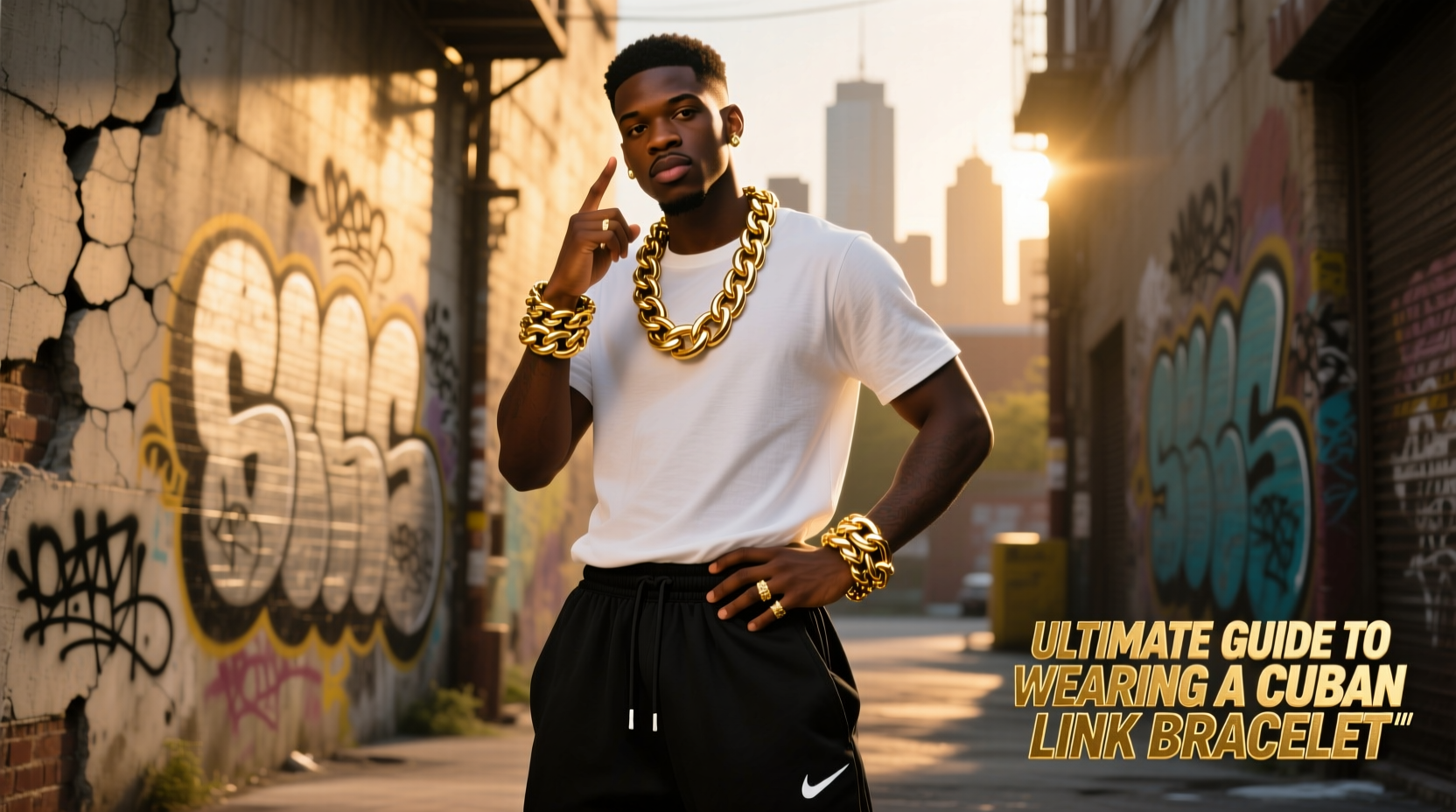 ultimate guide to wearing a cuban link bracelet for authentic hip hop style