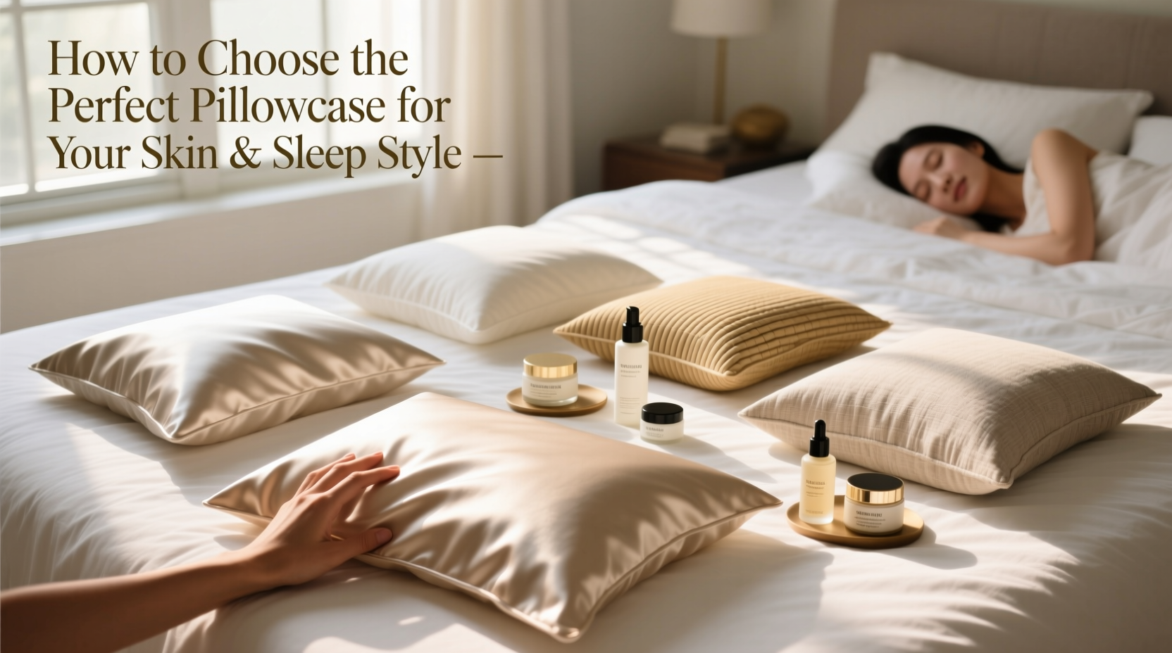 how to select the perfect pillowcase material for your sleep style and skin needs