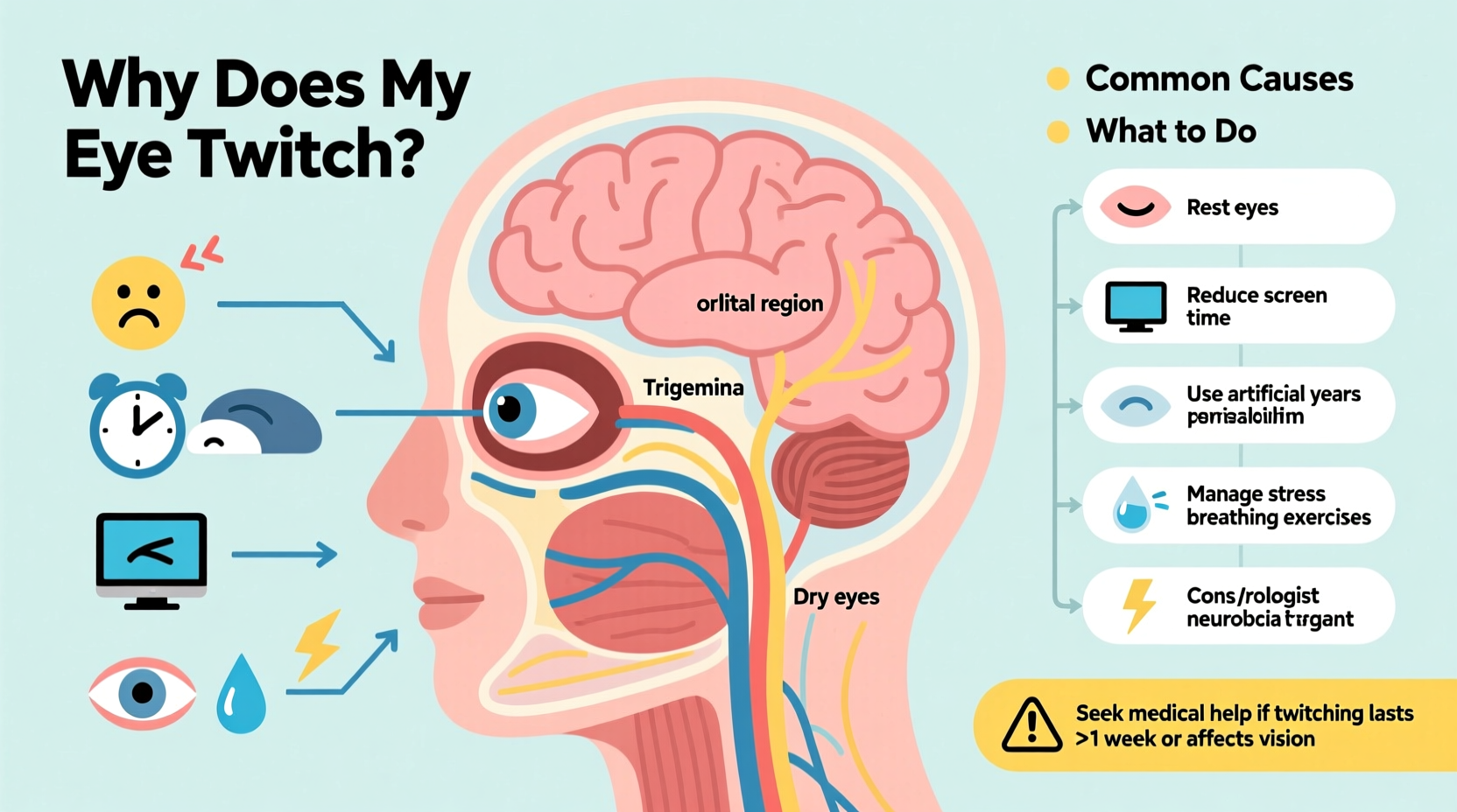 why does my eye twitch common causes and what to do