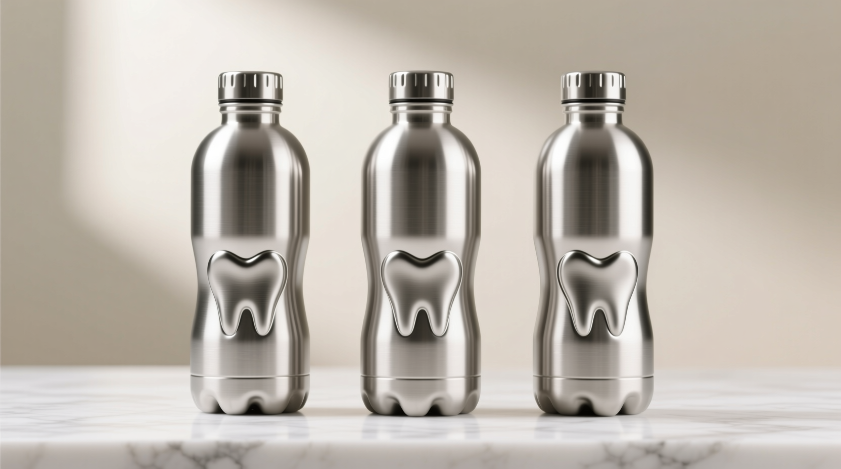 clean and sanitize reusable water bottles with denture
