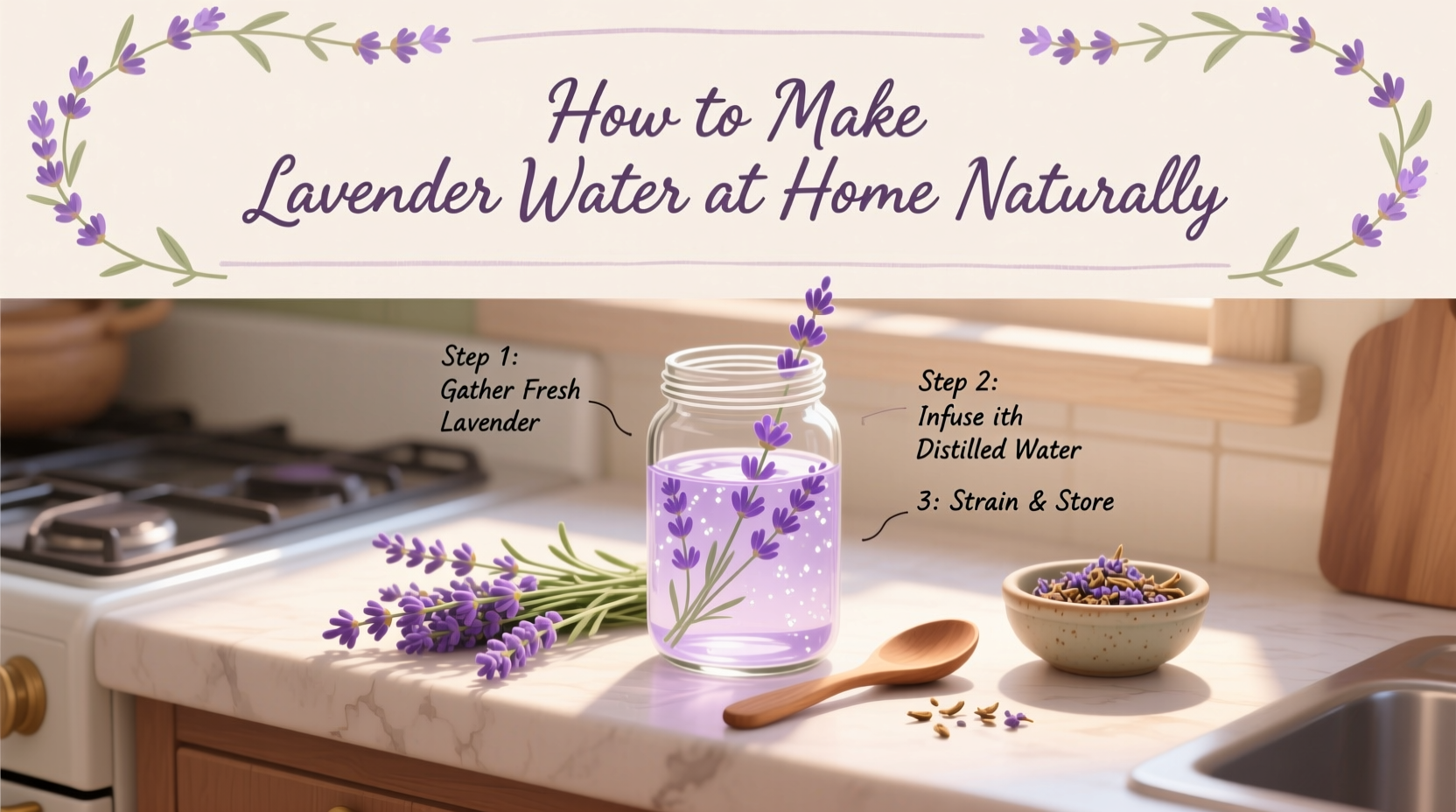 how to make lavender water