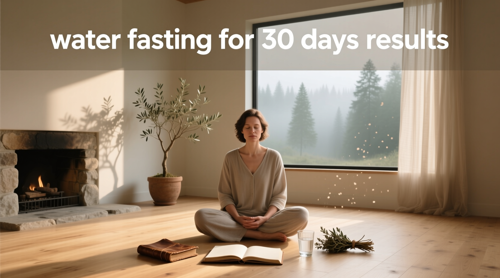 30 day water fast results risks