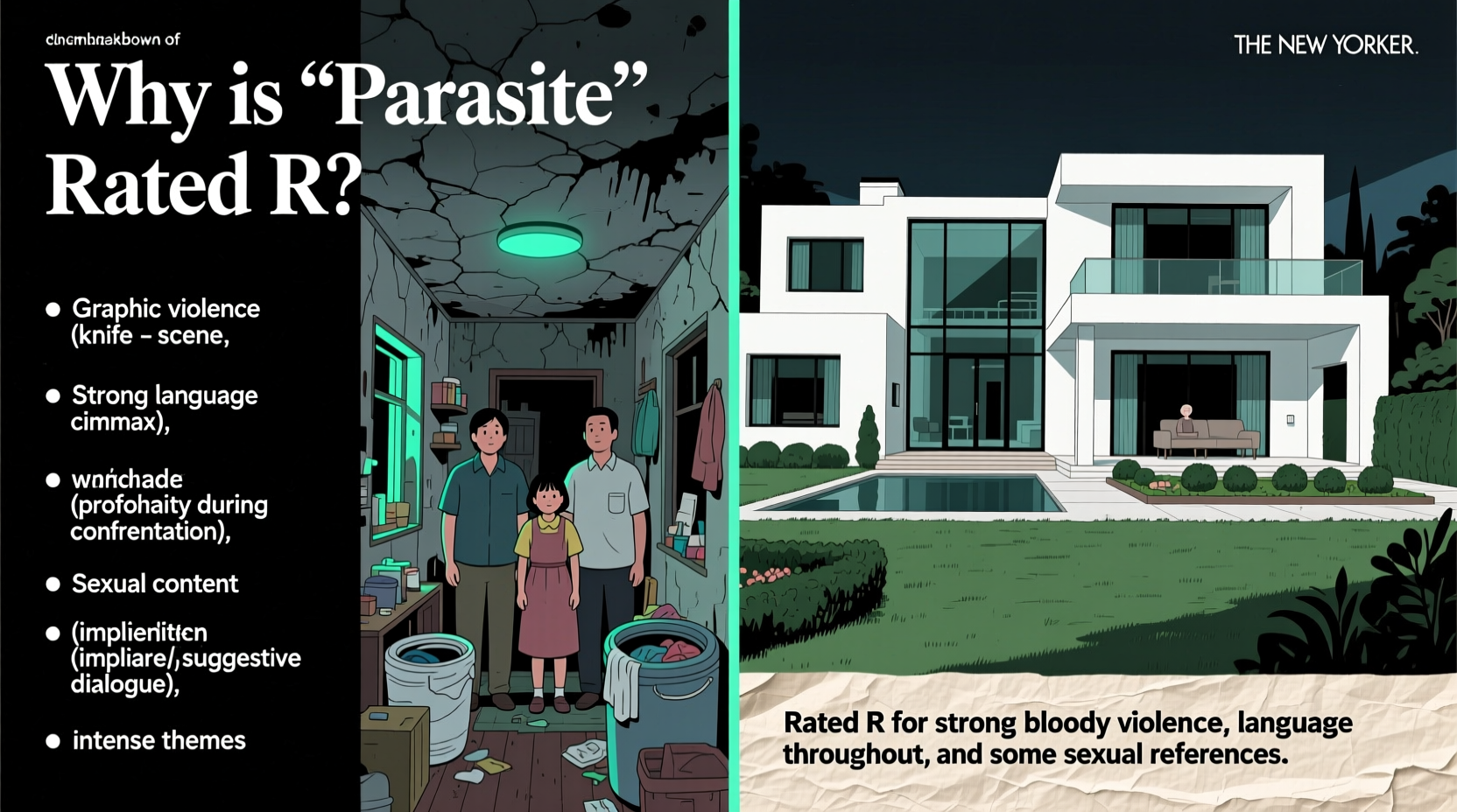why is parasite rated r reasons behind the rating