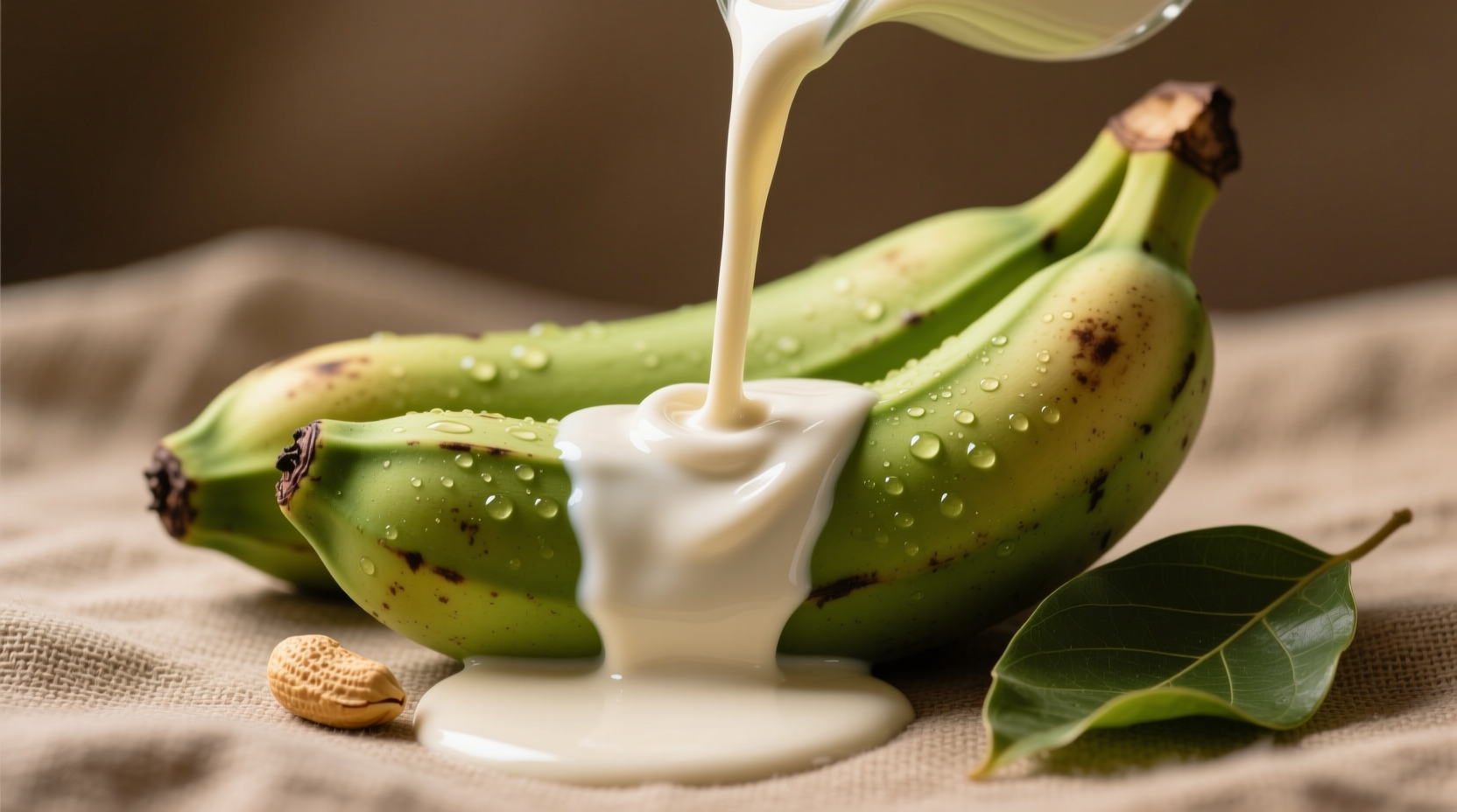 homemade cashew milk green plantains creamy vegan deliciousness