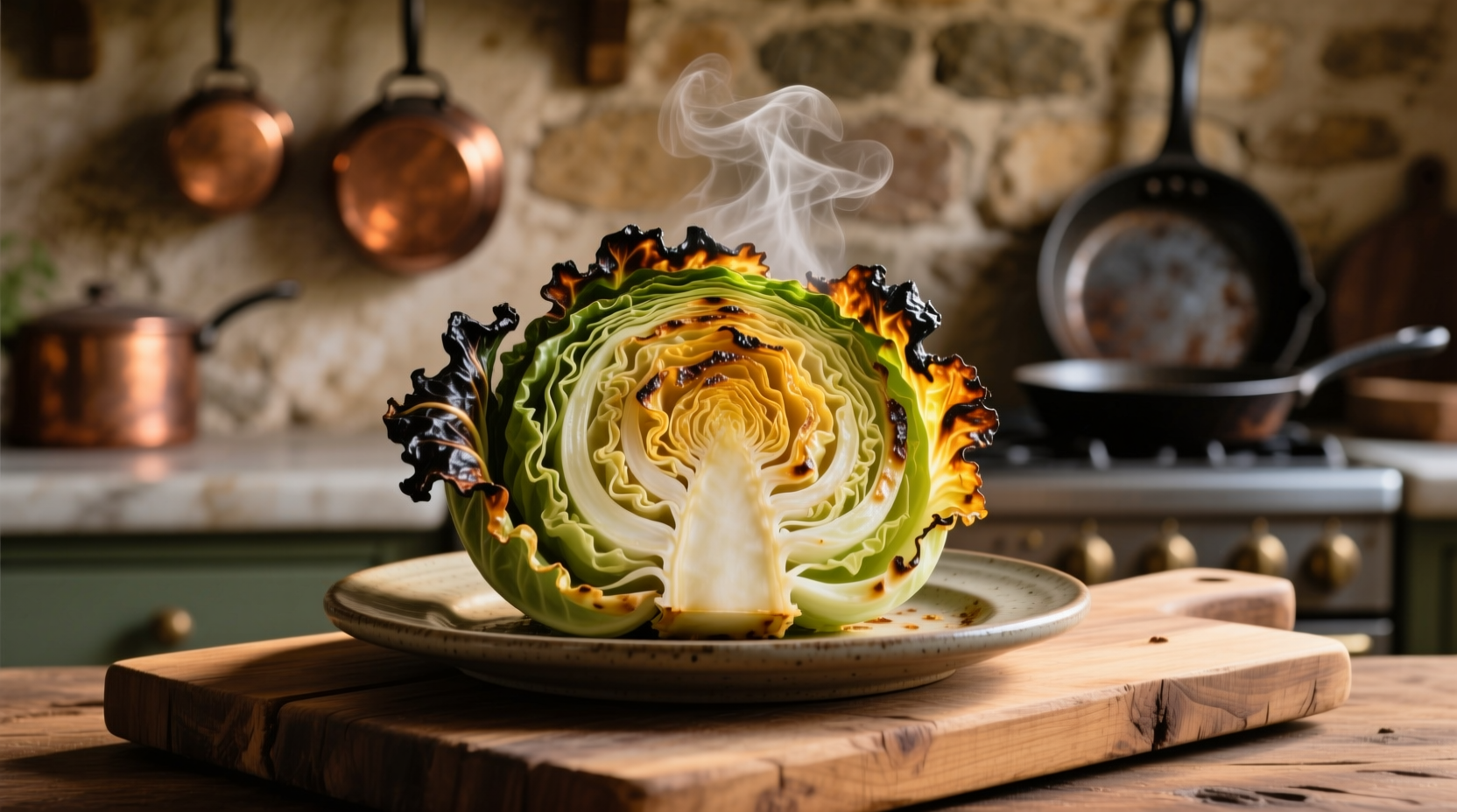 easy roasted cabbage