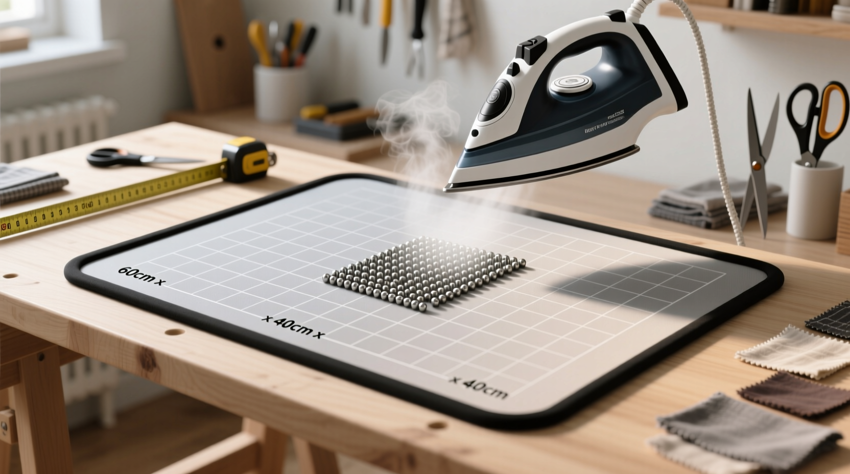 diy magnetic ironing mat