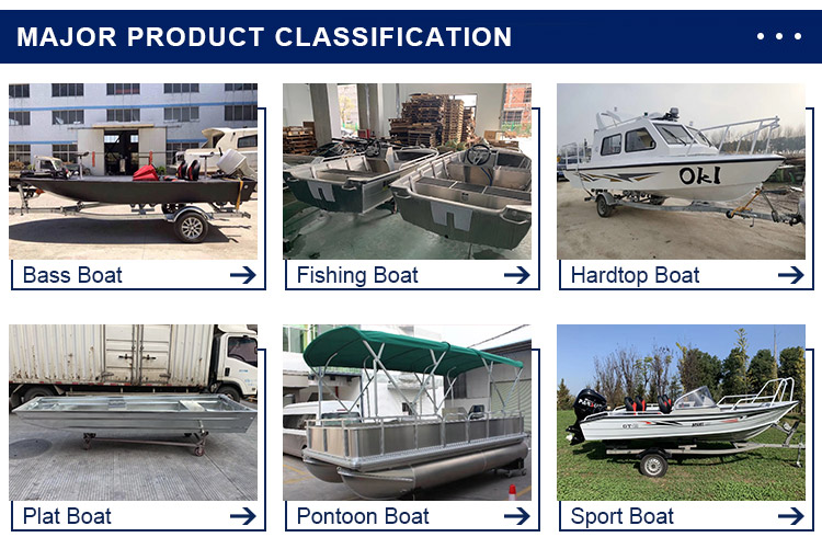 High quality cheap bass boat aluminum fishing boat