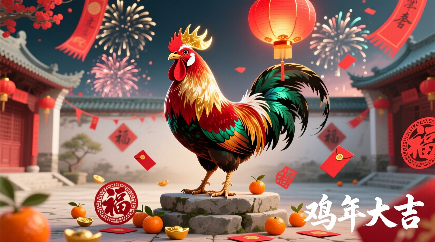 what does chicken represent in chinese new year