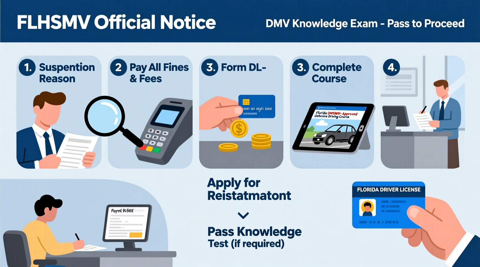 Step By Step Guide To Reinstating A Suspended Florida Drivers License ...