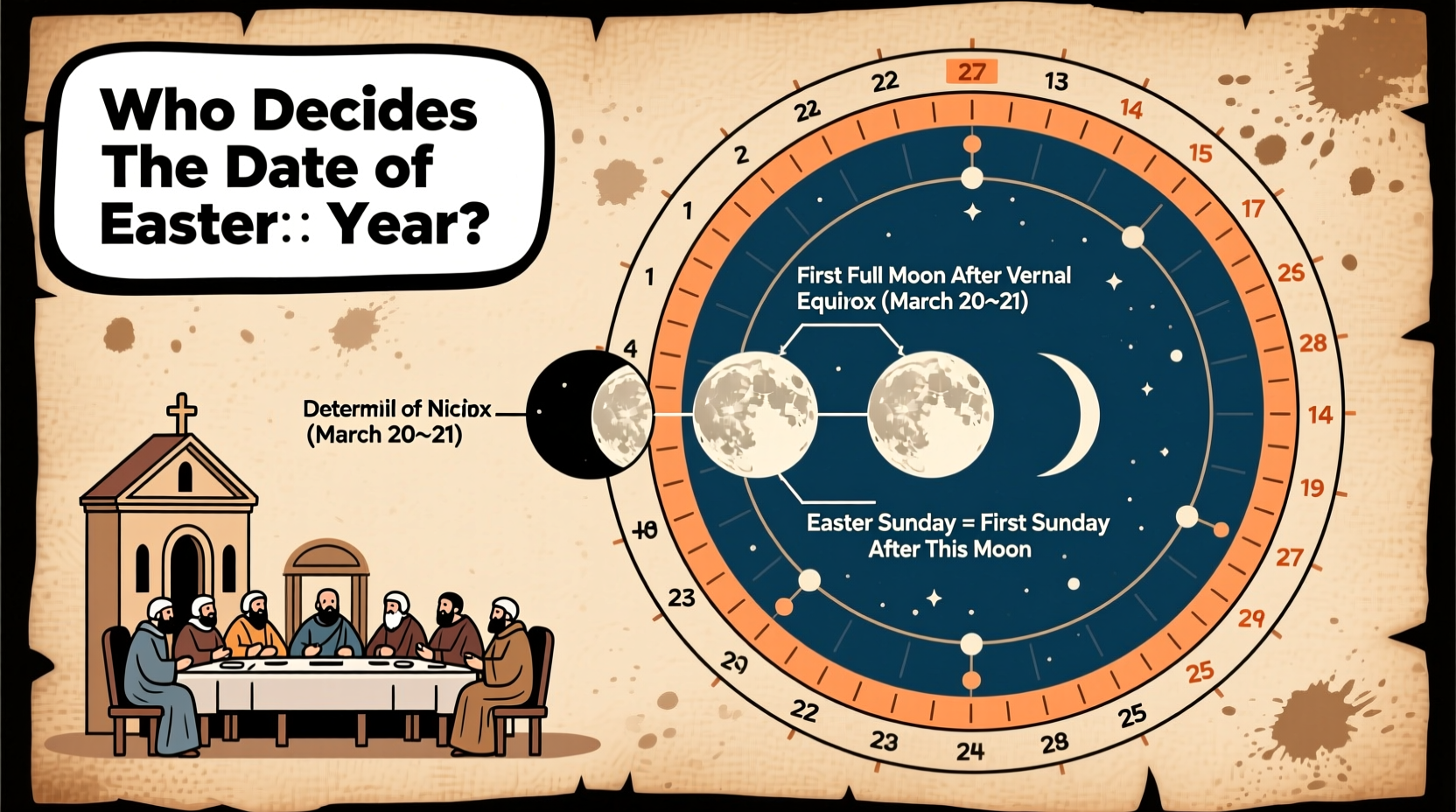 who decides easter date