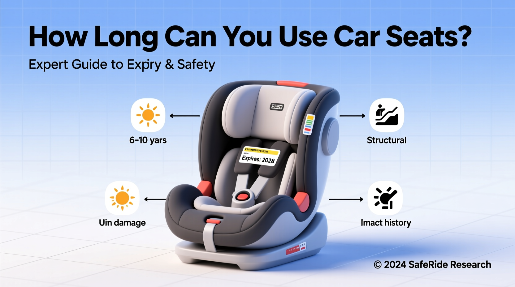 how long can you use car seats