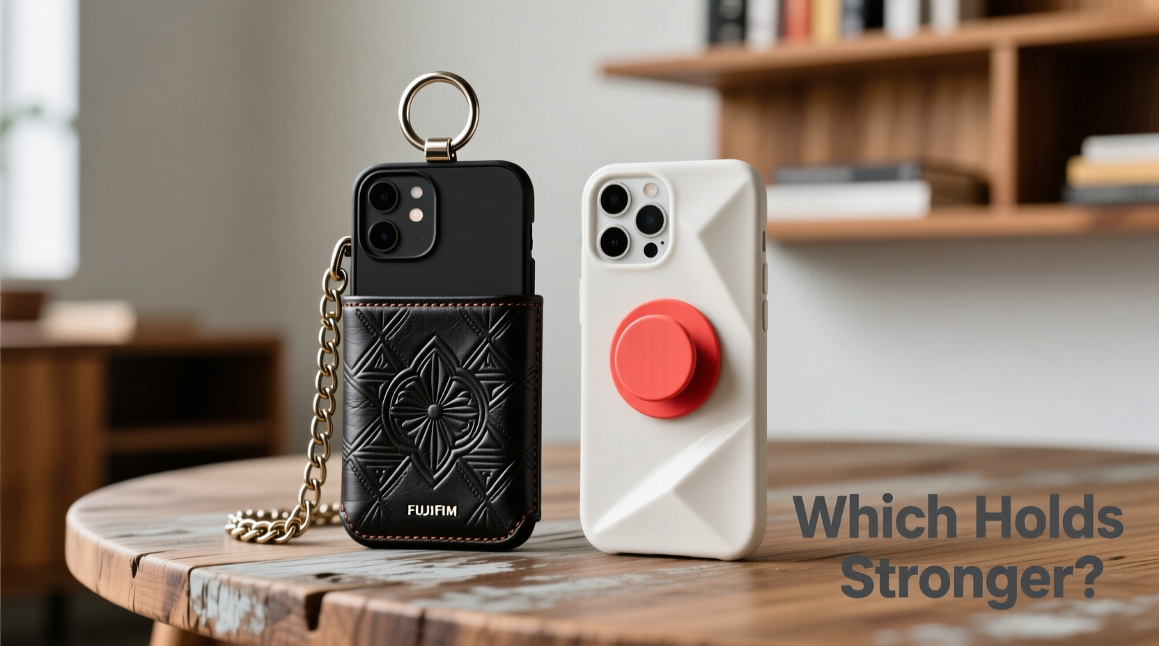 leather chain vs popsocket which phone case is actually more secure and stylish