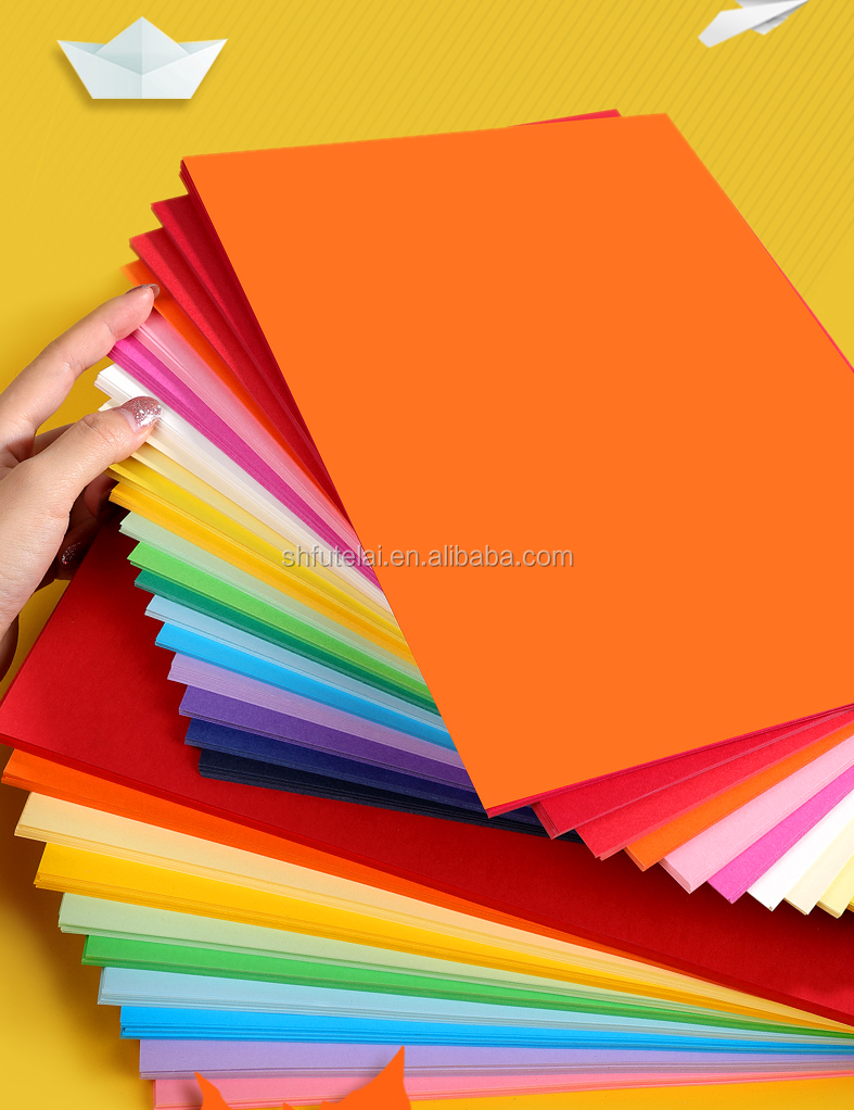 250g HOT SELL A4 BRISTOL COLOR CARDBOARD PAPER 50 SHEETS/BLISTER BAG