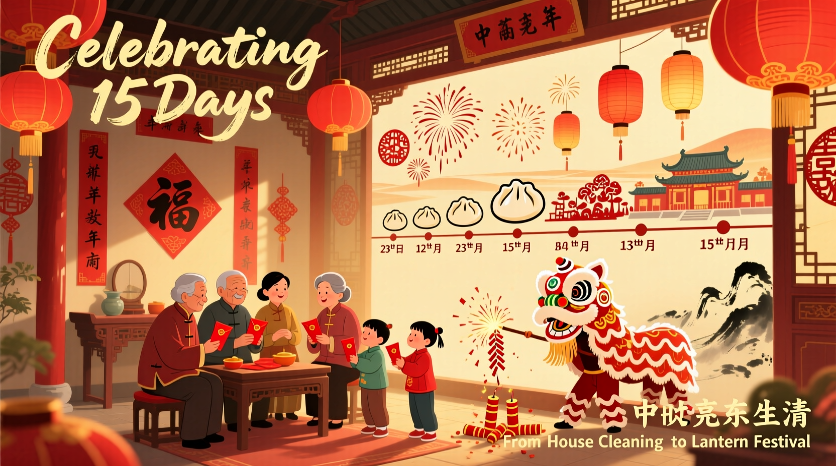 how long do chinese people celebrate chinese new year