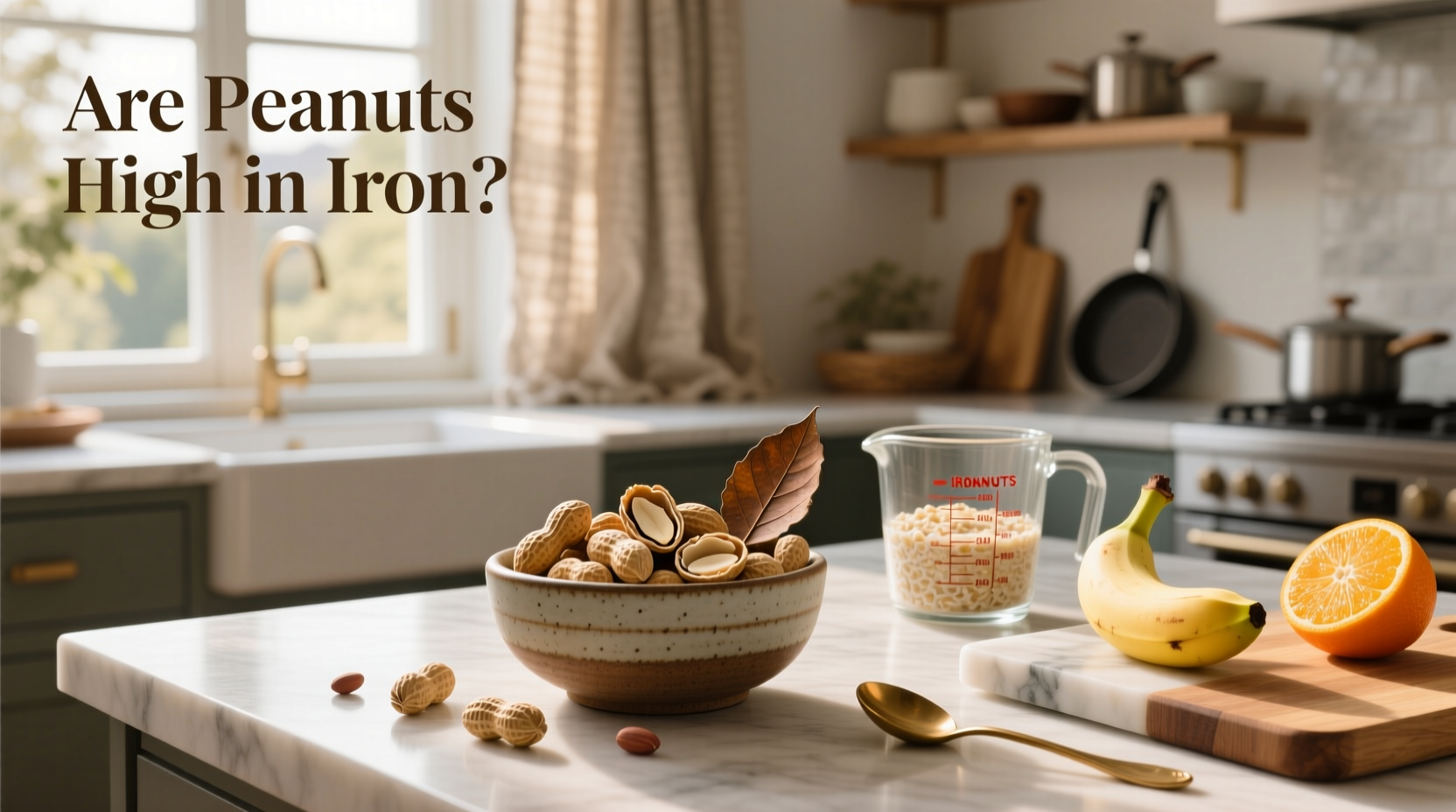 are peanuts high in iron