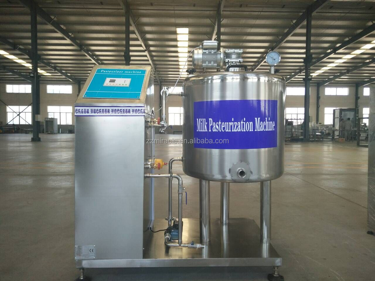新型パスチャライザー機械 小型牛乳用 50-100kg/時 鋼製