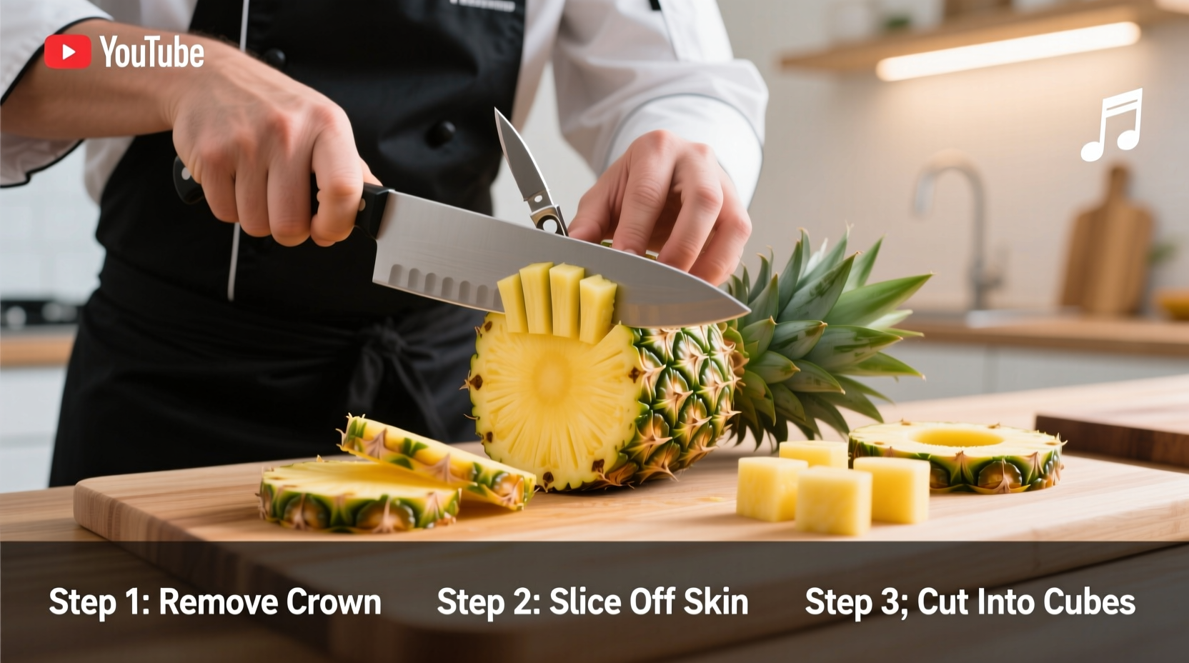 master the art of pineapple cutting step by step video guide for perfect results