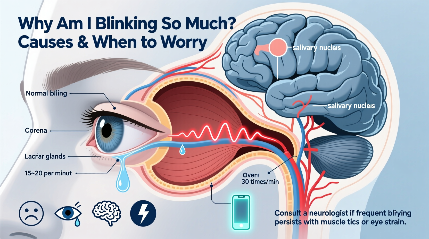 why am i blinking so much causes when to worry