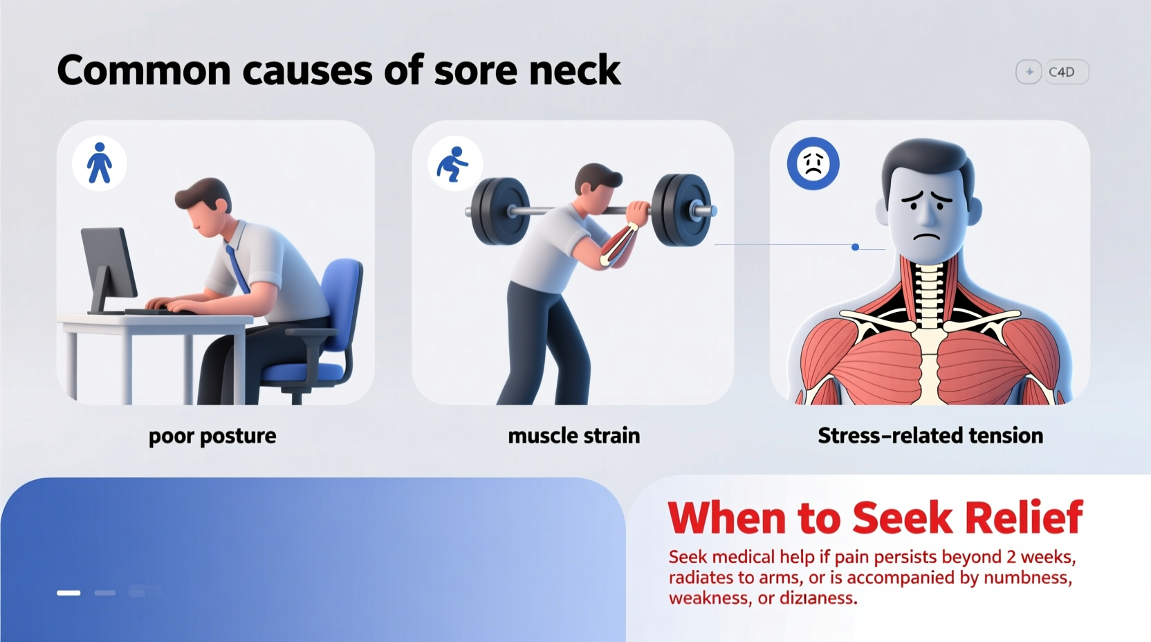 sore neck common causes when to seek relief