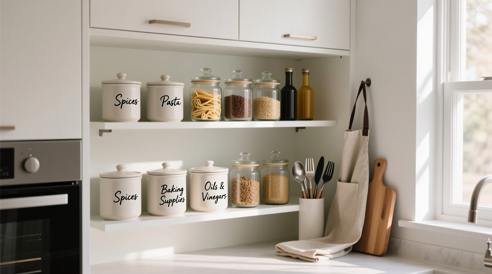 organize your kitchen cabinets