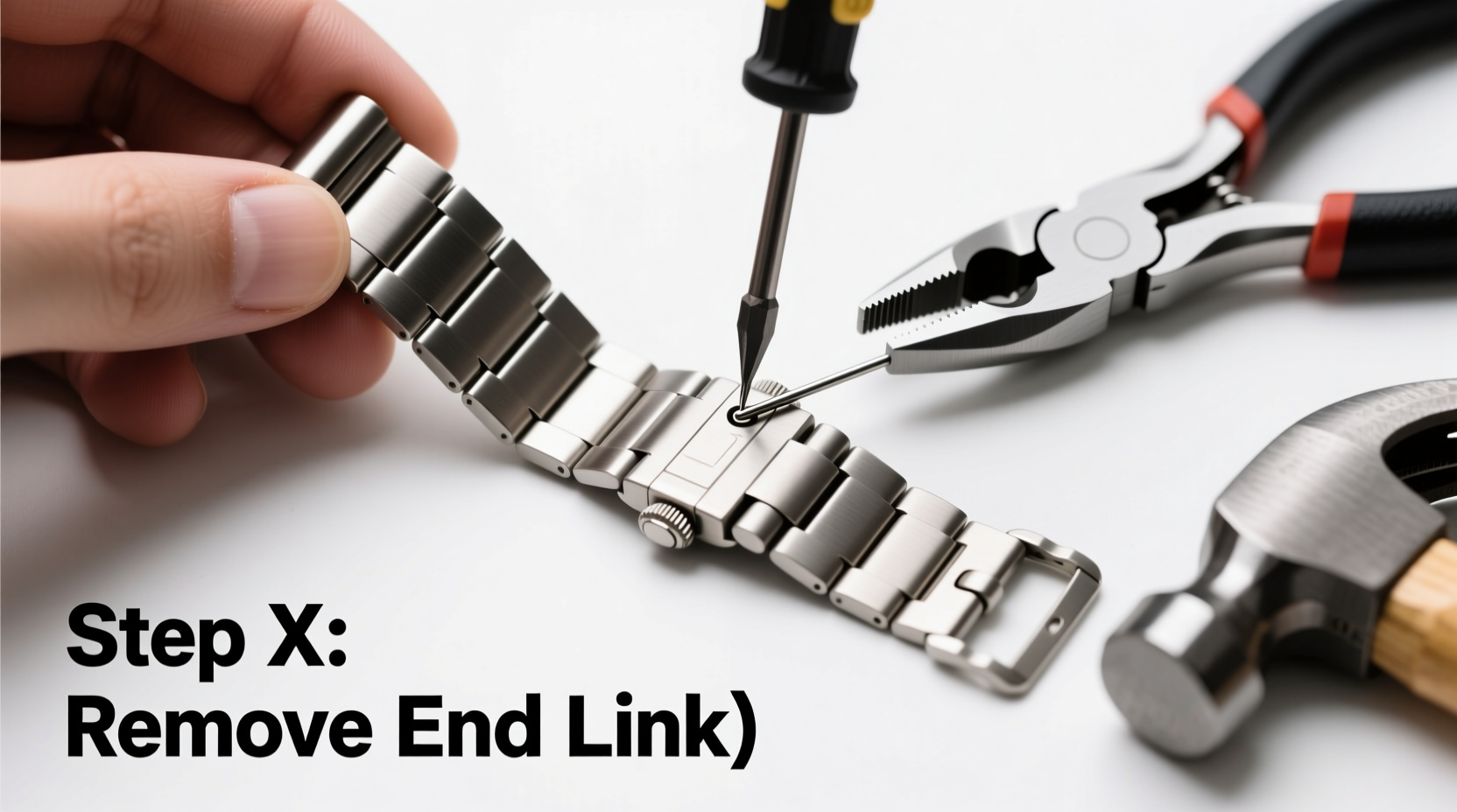 step by step guide to easily adjusting and customizing your metal watch strap for the perfect fit
