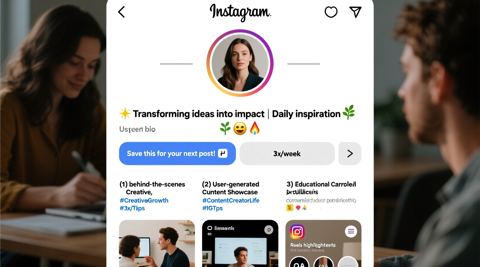 how to create an engaging instagram profile that grows your audience