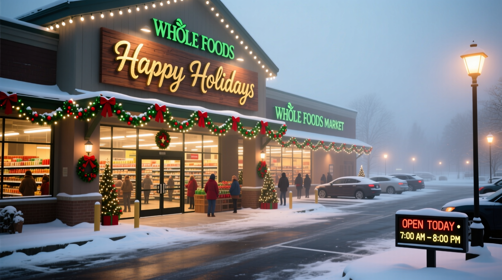 is whole foods open on christmas day 2026