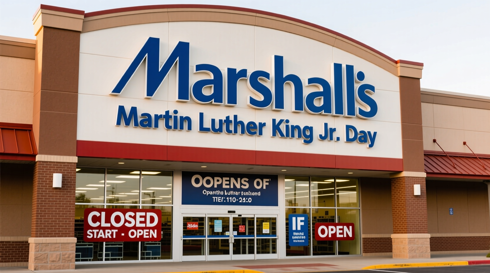 is marshalls open on mlk day