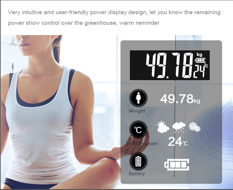 180Kg 396lb Digital Body Bathroom Scale Electronic Personal Weight Scale Machine Body Fat Scale